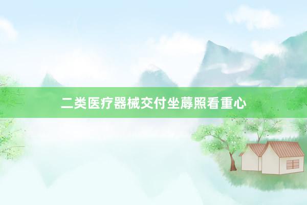 二类医疗器械交付坐蓐照看重心